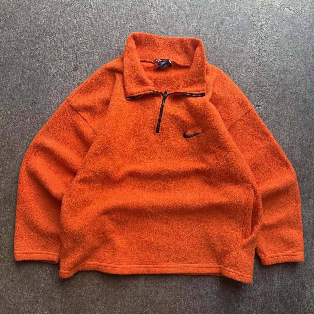Nike Orange Fleece Sweatshirt